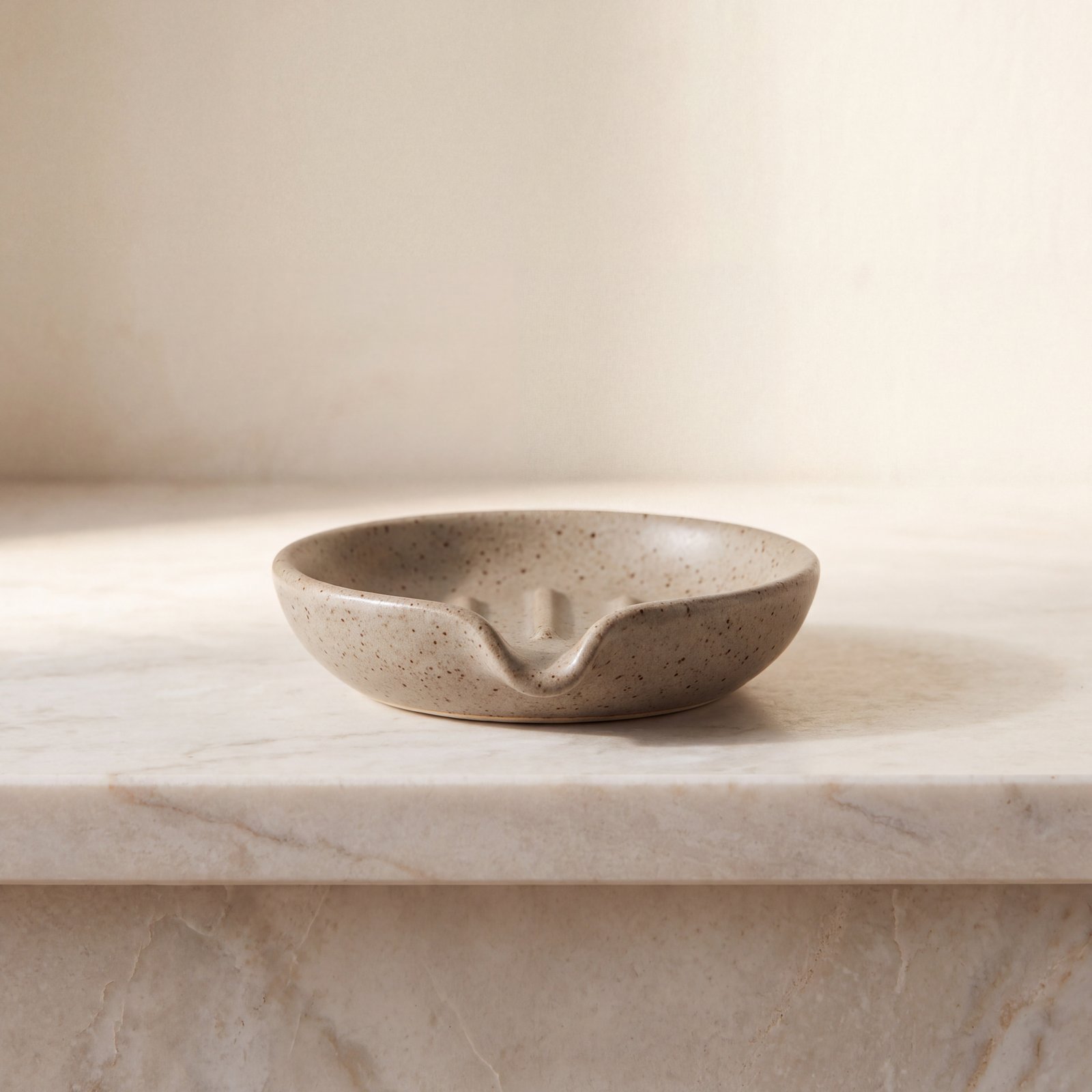 Stoneware Soap Dish